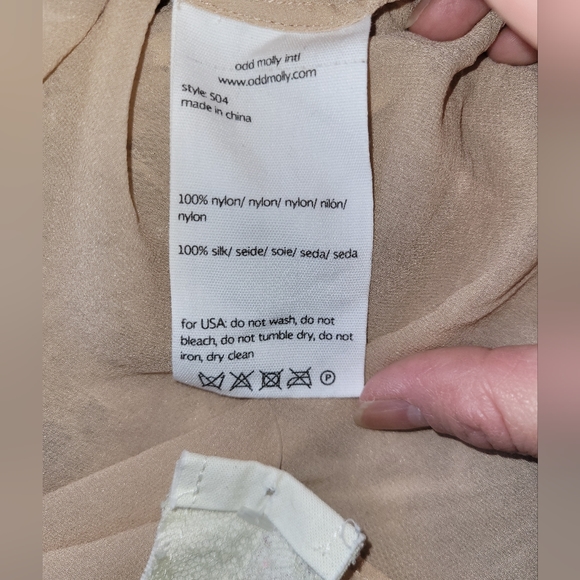 Odd Molly Anthropologie Lace Mesh Cardigan, VGUC, Size S - Picture 8 of 8